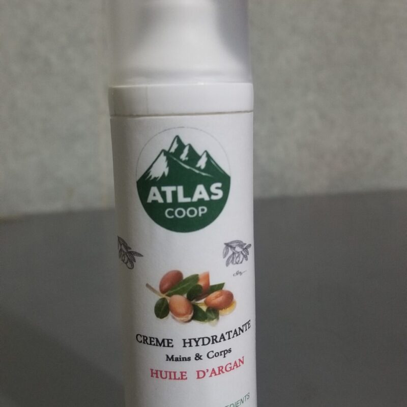 Crème huile d'argan atlas coop